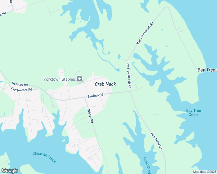 map of restaurants, bars, coffee shops, grocery stores, and more near 4001 Seaford Road in Seaford