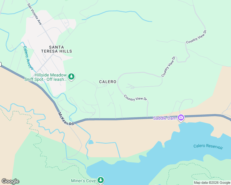 map of restaurants, bars, coffee shops, grocery stores, and more near 7790 Lost View Road in San Jose