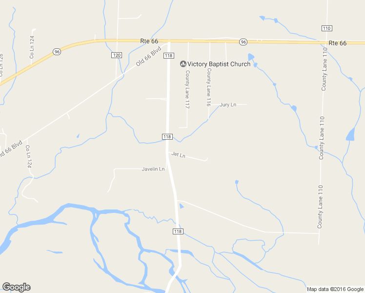 map of restaurants, bars, coffee shops, grocery stores, and more near 11627 Jet Lane in Carthage