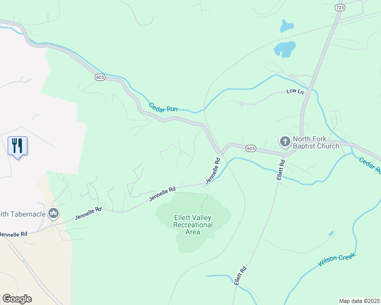 map of restaurants, bars, coffee shops, grocery stores, and more near 480 Buckskin Road in Blacksburg