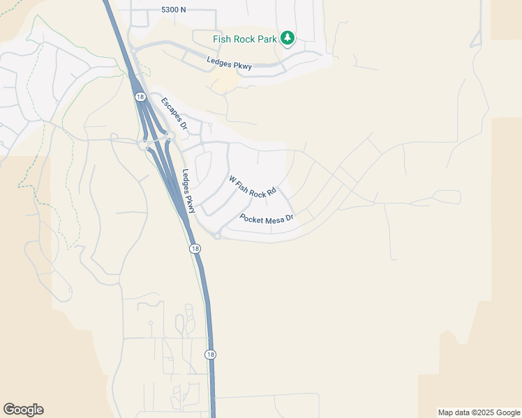 map of restaurants, bars, coffee shops, grocery stores, and more near 4739 Fish Rock Circle in St. George