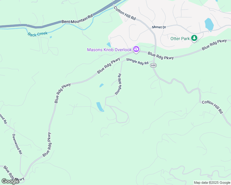 map of restaurants, bars, coffee shops, grocery stores, and more near 6623 Shingle Ridge Road in Roanoke