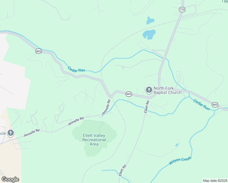 map of restaurants, bars, coffee shops, grocery stores, and more near 1320 Cedar Run Road in Blacksburg