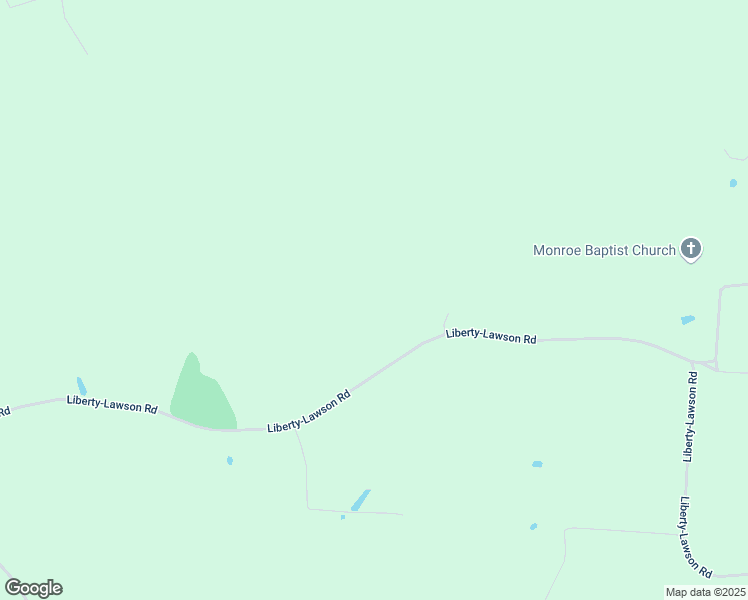map of restaurants, bars, coffee shops, grocery stores, and more near 2262 Liberty-Lawson Road in Hardyville