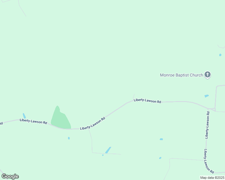map of restaurants, bars, coffee shops, grocery stores, and more near 2262 Liberty-Lawson Road in Hardyville