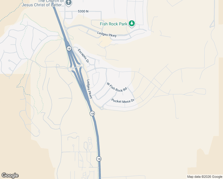 map of restaurants, bars, coffee shops, grocery stores, and more near 4778 North Cottontail Drive in St. George