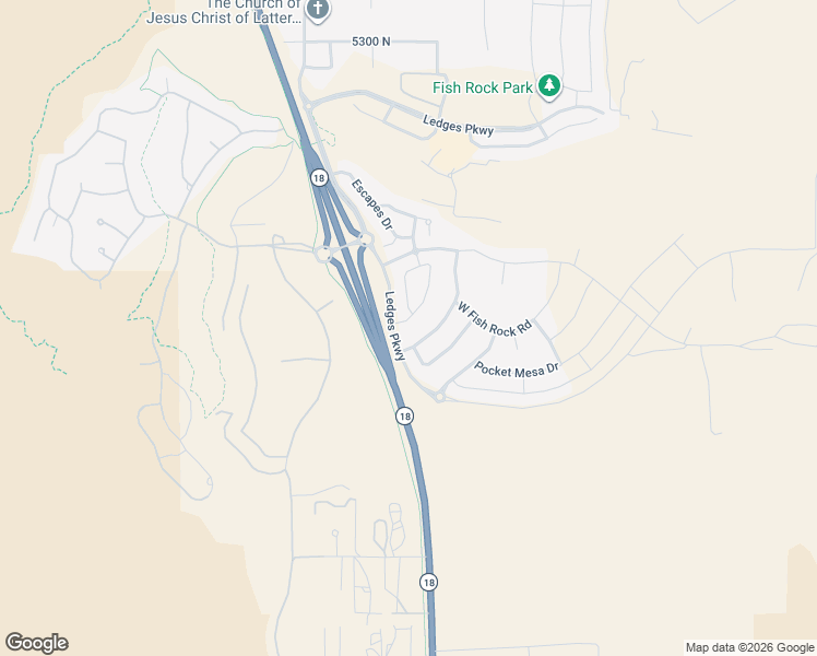 map of restaurants, bars, coffee shops, grocery stores, and more near 4796 Winged Foot Drive in St. George