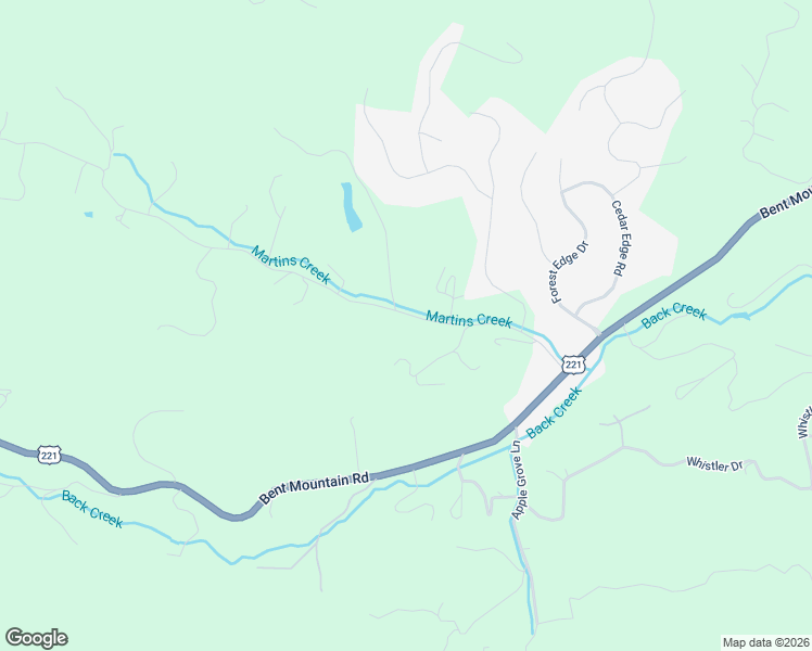 map of restaurants, bars, coffee shops, grocery stores, and more near 8065-8067 Martins Creek Road in Roanoke