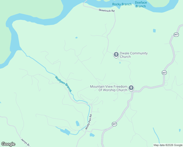 map of restaurants, bars, coffee shops, grocery stores, and more near State Route 700 in Dickenson County