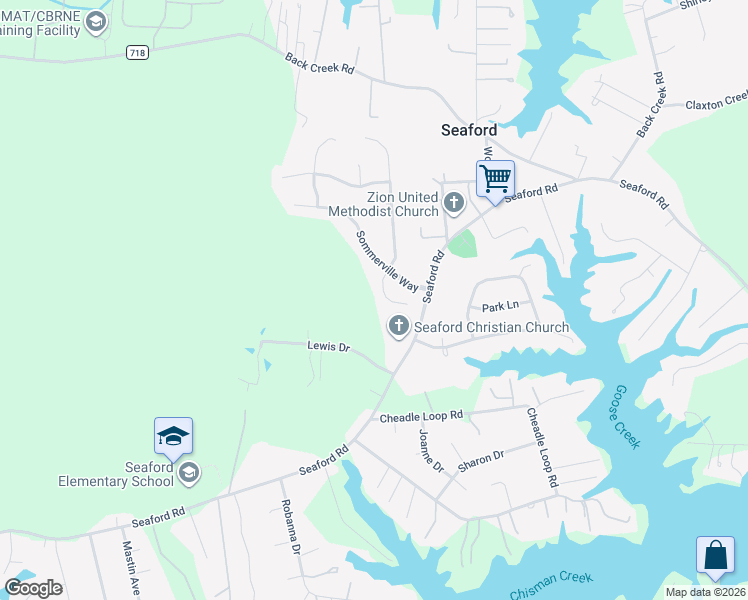 map of restaurants, bars, coffee shops, grocery stores, and more near 108 McPherson Ct in York