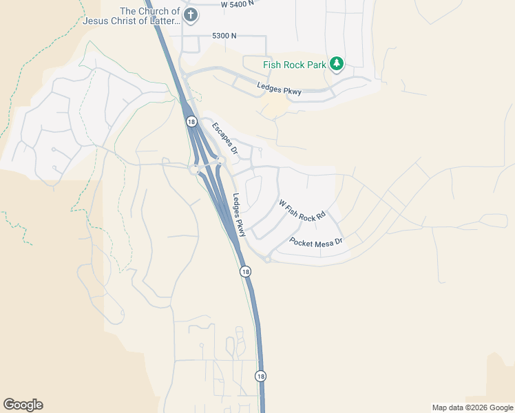 map of restaurants, bars, coffee shops, grocery stores, and more near 4818 Winged Foot Drive in St. George