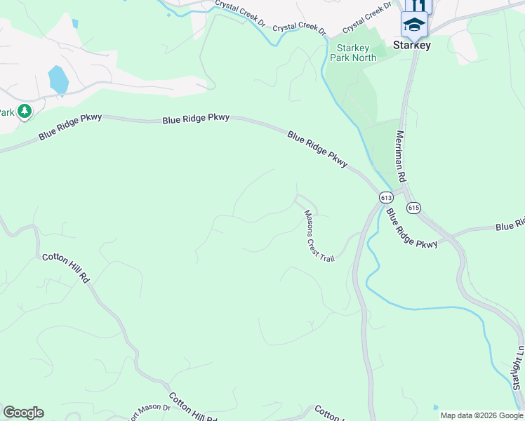 map of restaurants, bars, coffee shops, grocery stores, and more near 7043 Linn Cove Court in Roanoke