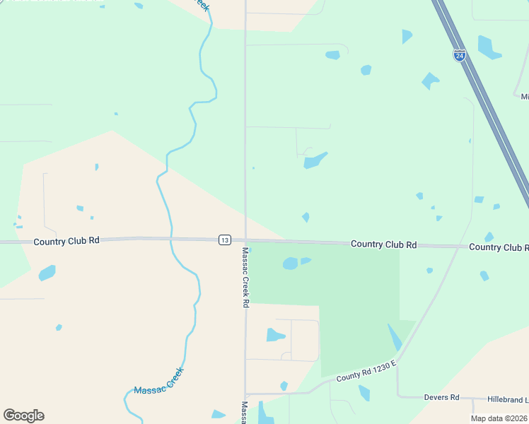 map of restaurants, bars, coffee shops, grocery stores, and more near 3220 Massac Creek Road in Metropolis