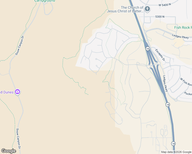 map of restaurants, bars, coffee shops, grocery stores, and more near 1007 Long Sky Drive in St. George