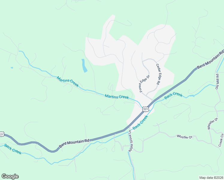 map of restaurants, bars, coffee shops, grocery stores, and more near 8065 Martins Creek Road in Roanoke