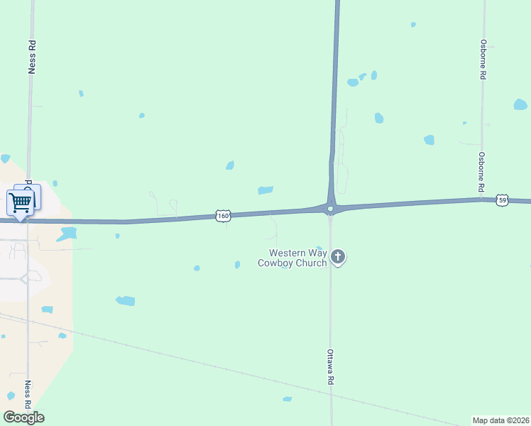 map of restaurants, bars, coffee shops, grocery stores, and more near 1460 14000 Rd in Altamont