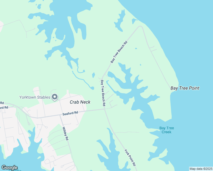 map of restaurants, bars, coffee shops, grocery stores, and more near 220 Bay Tree Beach Road in Seaford