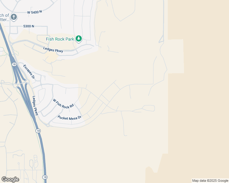 map of restaurants, bars, coffee shops, grocery stores, and more near 208 South Bluff Street in St. George