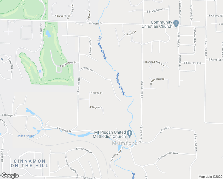 map of restaurants, bars, coffee shops, grocery stores, and more near 4410 East Valley Road in Springfield