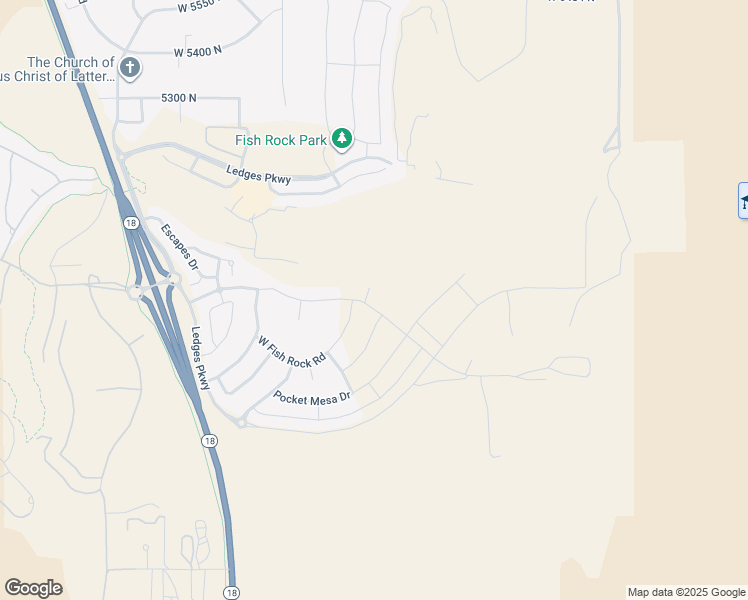map of restaurants, bars, coffee shops, grocery stores, and more near 1363 Yellow Knolls Drive in St. George