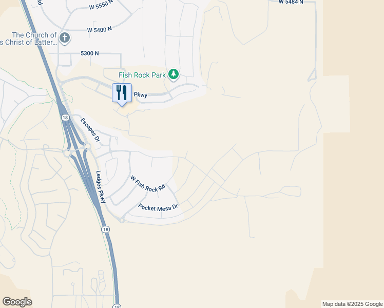 map of restaurants, bars, coffee shops, grocery stores, and more near in St. George