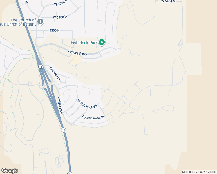 map of restaurants, bars, coffee shops, grocery stores, and more near Yellow Knolls Drive in St. George