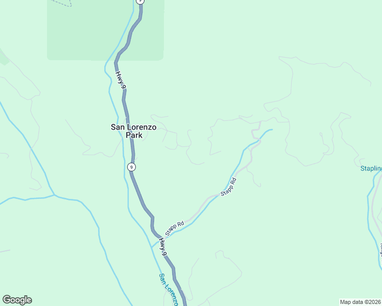 map of restaurants, bars, coffee shops, grocery stores, and more near 555 Echo Lane in Boulder Creek