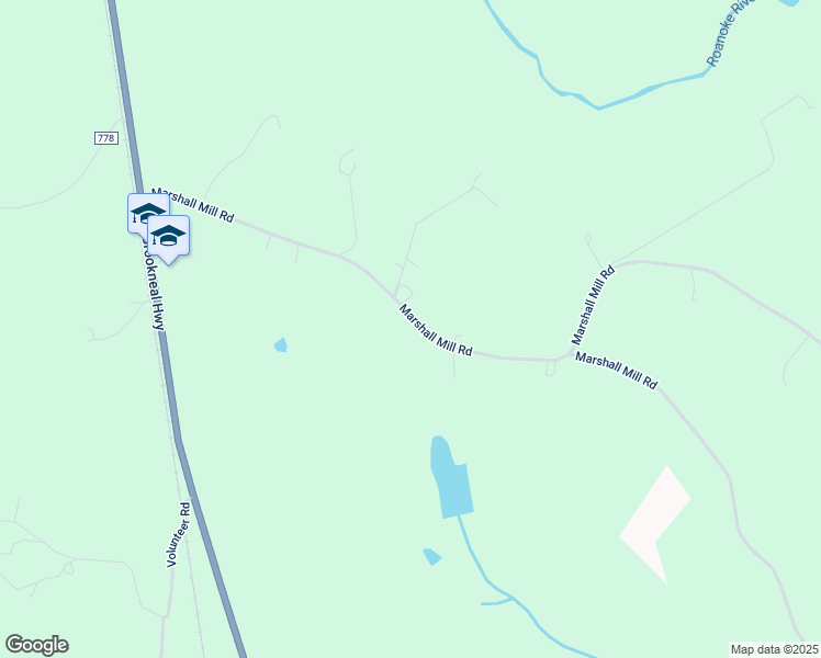 map of restaurants, bars, coffee shops, grocery stores, and more near 679 Marshall Mill Road in Gladys