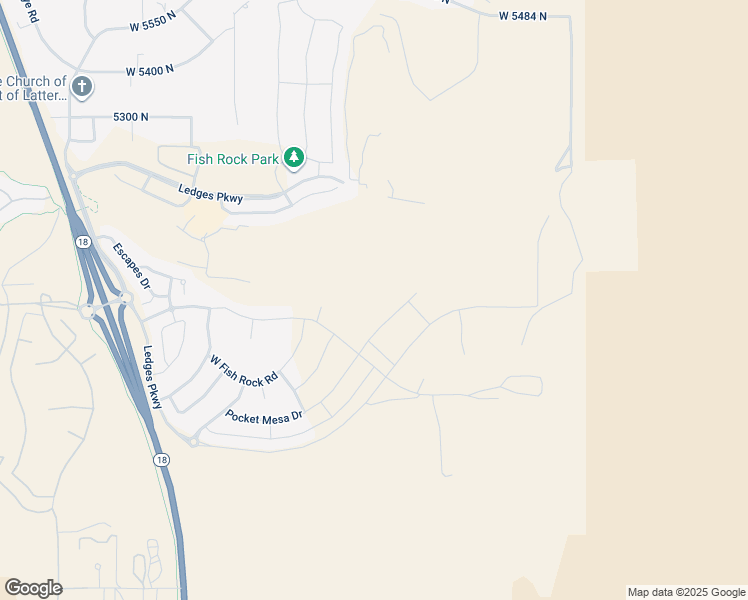 map of restaurants, bars, coffee shops, grocery stores, and more near 207 South Bluff Street in St. George