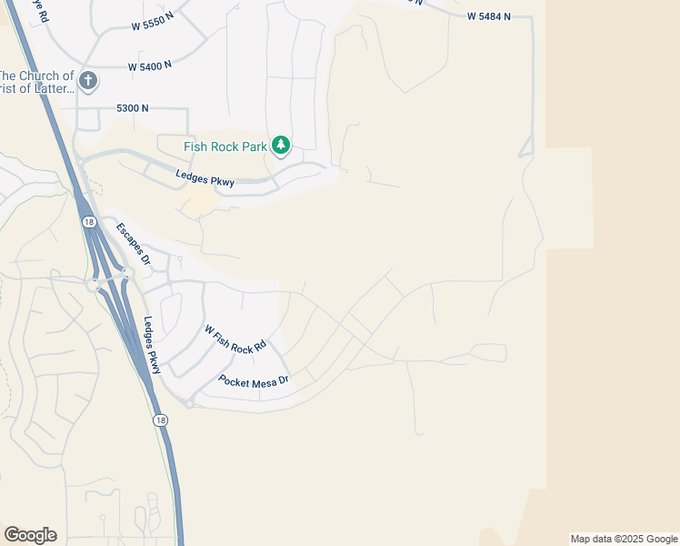 map of restaurants, bars, coffee shops, grocery stores, and more near 209 South Bluff Street in St. George