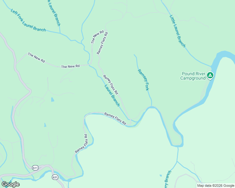 map of restaurants, bars, coffee shops, grocery stores, and more near State Route 754 in Dickenson County