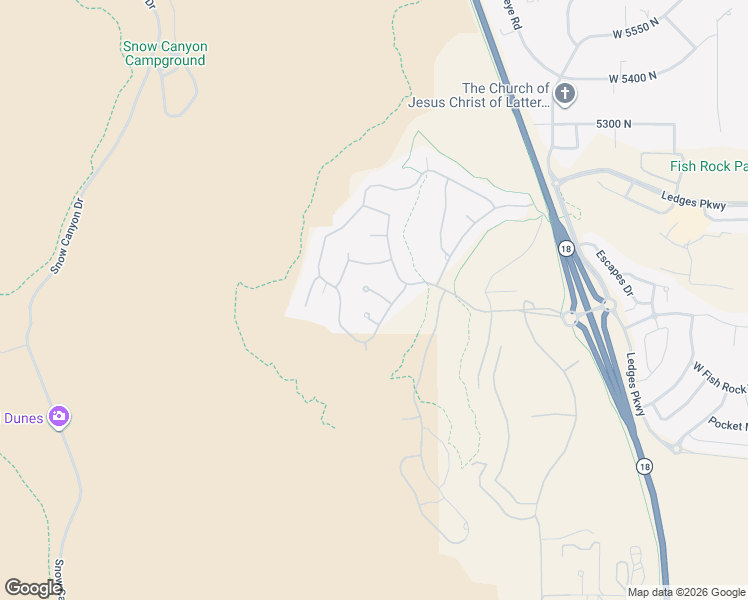 map of restaurants, bars, coffee shops, grocery stores, and more near 2217 Basalt Circle in St. George