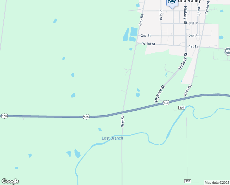map of restaurants, bars, coffee shops, grocery stores, and more near in Mound Valley