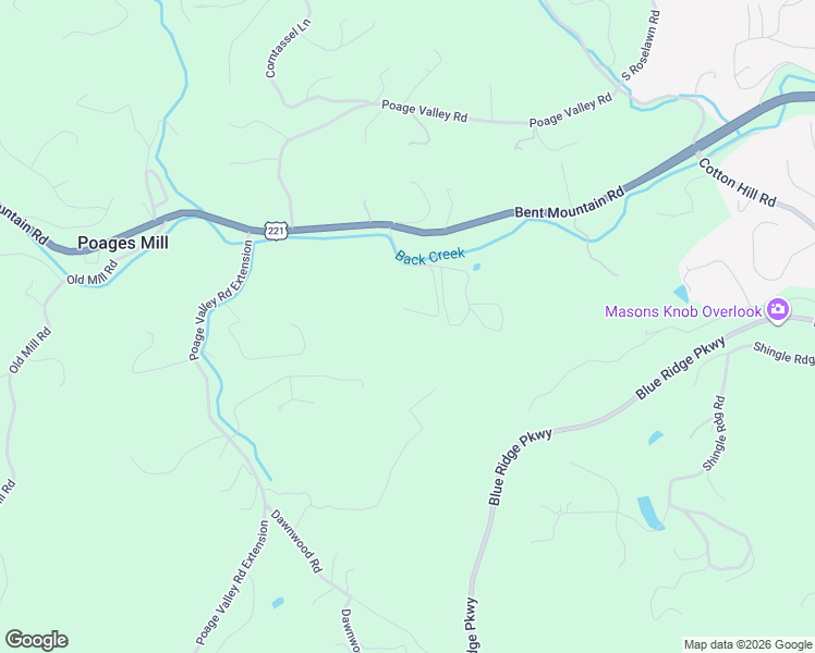 map of restaurants, bars, coffee shops, grocery stores, and more near 6261 Sky Ridge Road in Roanoke