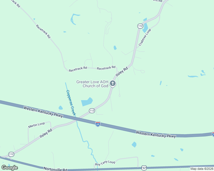 map of restaurants, bars, coffee shops, grocery stores, and more near 8550-8798 Ilsley Road in Dawson Springs