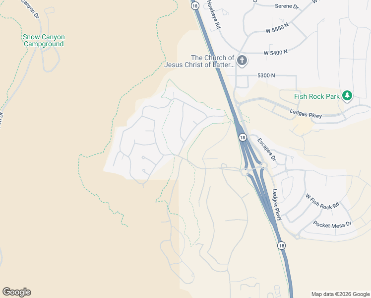 map of restaurants, bars, coffee shops, grocery stores, and more near 2083 Rising Sun Drive in St. George
