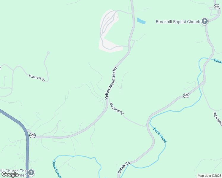 map of restaurants, bars, coffee shops, grocery stores, and more near 7900 Mayland Road in Roanoke