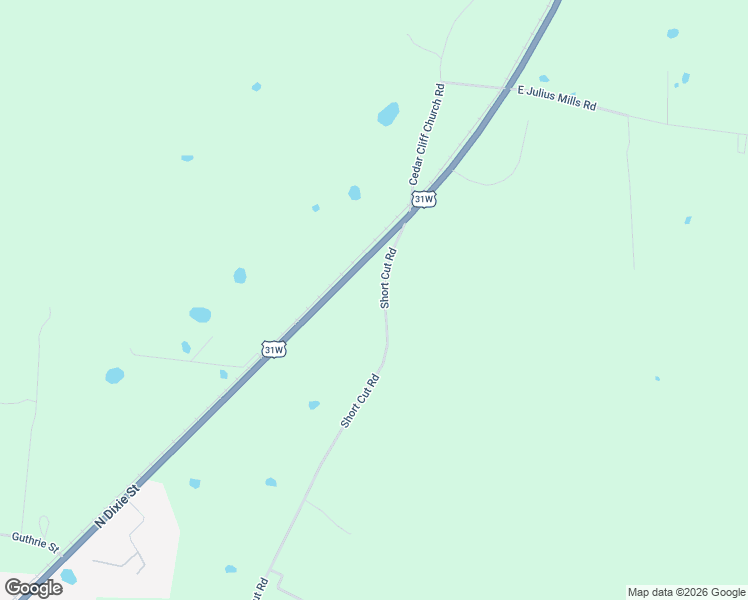 map of restaurants, bars, coffee shops, grocery stores, and more near 1365-1699 Short Cut Road in Horse Cave