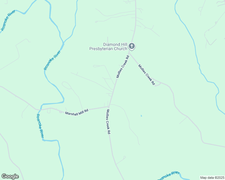 map of restaurants, bars, coffee shops, grocery stores, and more near 1401 Mollies Creek Road in Gladys