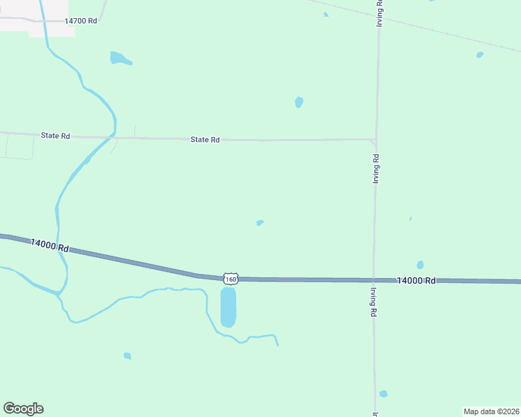 map of restaurants, bars, coffee shops, grocery stores, and more near 14000 Road in Mound Valley