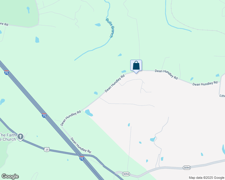 map of restaurants, bars, coffee shops, grocery stores, and more near 841 Dean Hundley Road in East Bernstadt