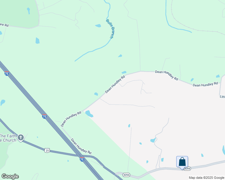 map of restaurants, bars, coffee shops, grocery stores, and more near 841 Dean Hundley Road in East Bernstadt