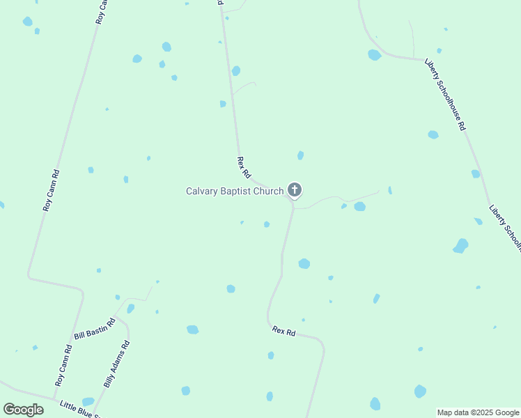 map of restaurants, bars, coffee shops, grocery stores, and more near 3572-4046 Rex Road in Hardyville