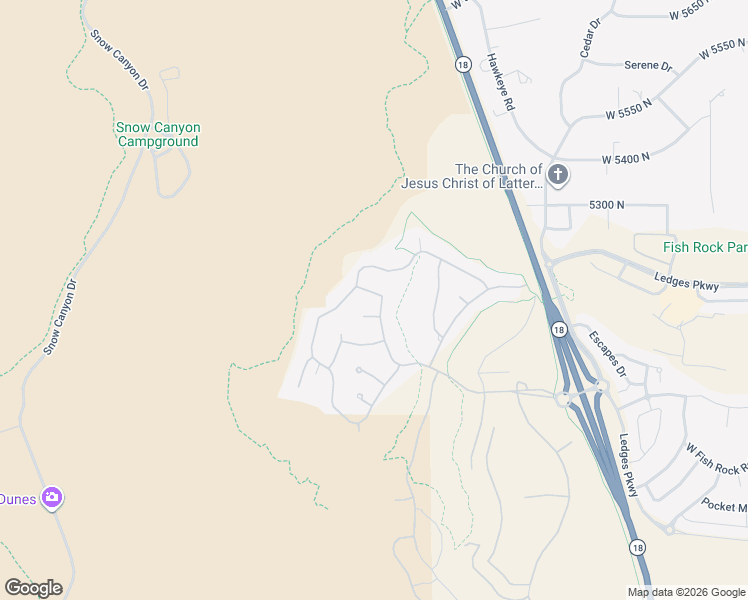 map of restaurants, bars, coffee shops, grocery stores, and more near 2203 Silver Cloud Drive in St. George