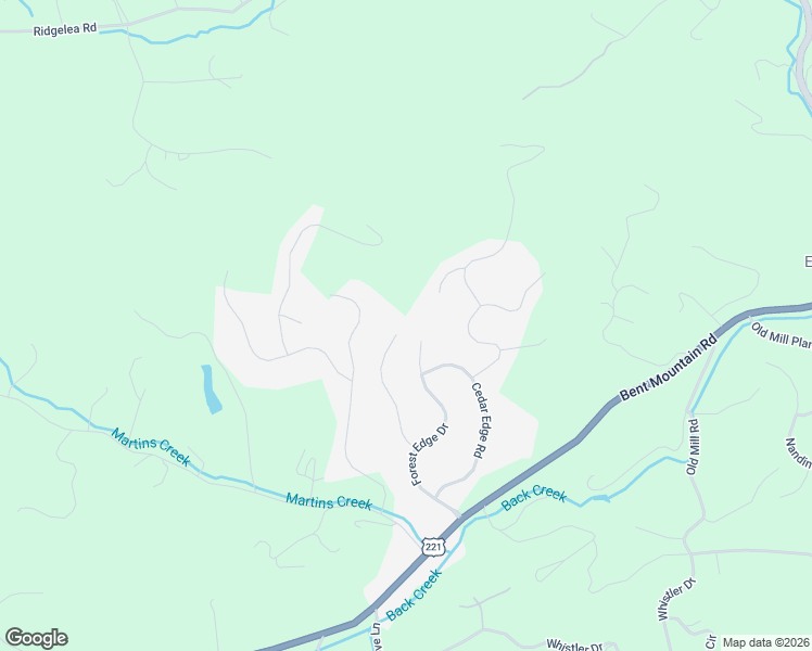 map of restaurants, bars, coffee shops, grocery stores, and more near 7960 Forest Creek Drive in Roanoke