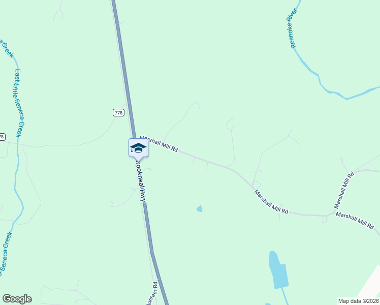 map of restaurants, bars, coffee shops, grocery stores, and more near in Rustburg