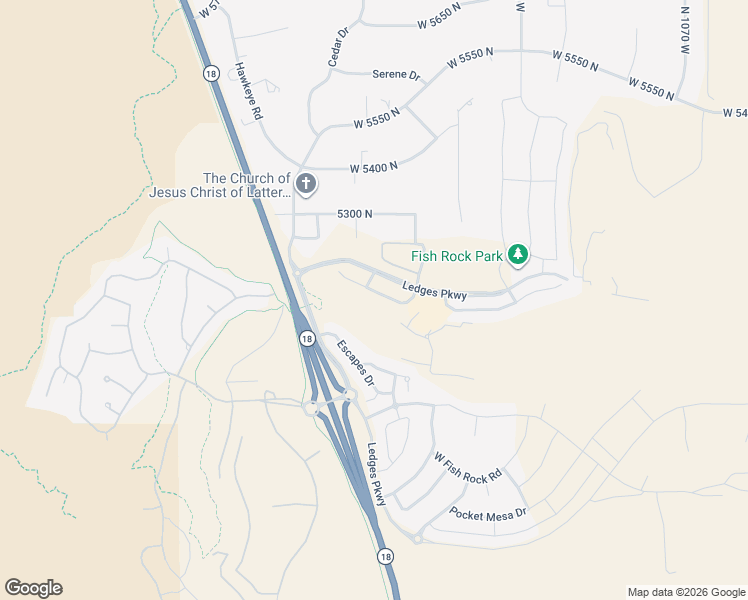 map of restaurants, bars, coffee shops, grocery stores, and more near 1683 West Red Cloud Drive in St. George