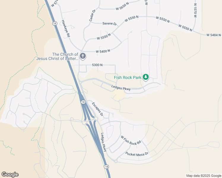 map of restaurants, bars, coffee shops, grocery stores, and more near 1648 West Red Cloud Drive in St. George