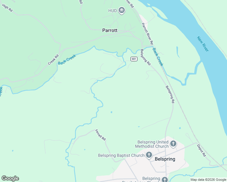 map of restaurants, bars, coffee shops, grocery stores, and more near in Belspring