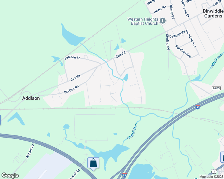 map of restaurants, bars, coffee shops, grocery stores, and more near 5308 Jons Way in Petersburg